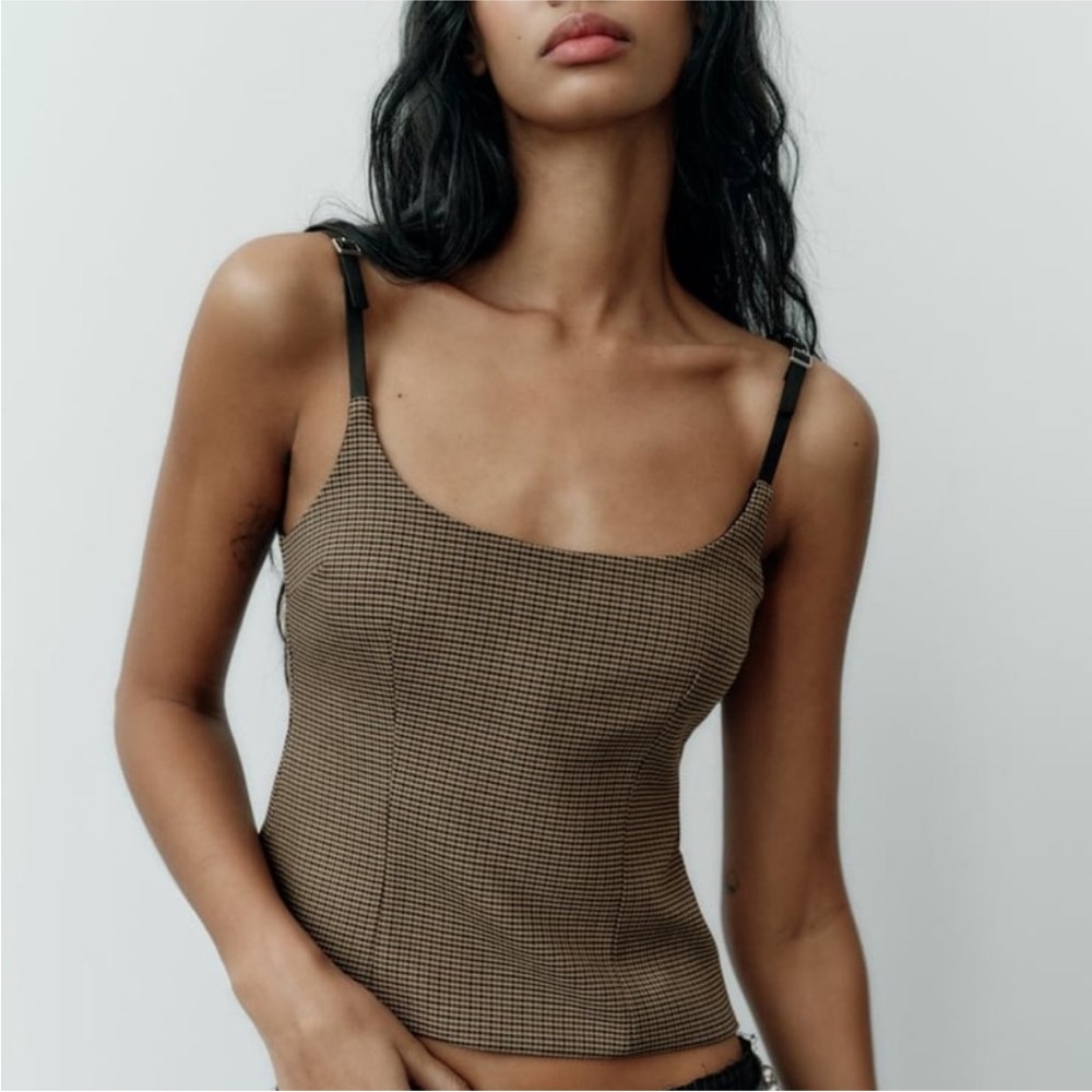 Zara top nwot side zipper